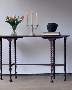 Antique 1930's Spindle Console Table