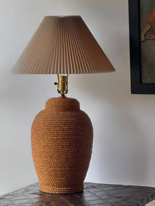 1970’s XL Jute Rope Table Lamp