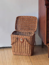 Load image into Gallery viewer, Antique Wicker Basket