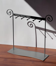 Load image into Gallery viewer, Silver Metal Spiral Jewelry Holder