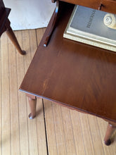 Load image into Gallery viewer, Pair of Antique Wooden Step-tier End Tables