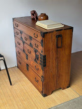 Load image into Gallery viewer, Antique Japanese Tansu Chest Circa Late 1800's