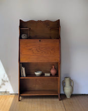 Load image into Gallery viewer, Victorian Antique Oak Secretary Desk