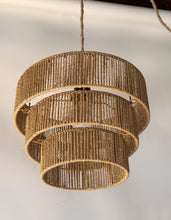 Load image into Gallery viewer, Modern Hanging Jute Rope Light