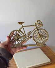 Load image into Gallery viewer, Vintage Brass Bicycle Key Holder Rack