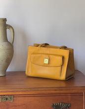 Load image into Gallery viewer, Yellow Vintage Dooney &amp; Burke Bourke