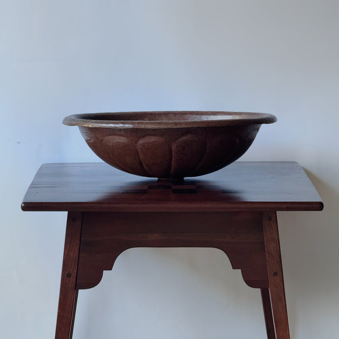 Vintage 1960's Hammered Copper Basin