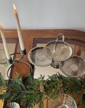 Load image into Gallery viewer, Vintage Queen Anne Style Silver-Plated Folding Serving Tray