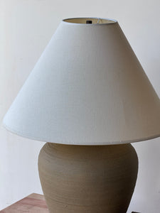 Studio Pottery Lamp Signed 1975