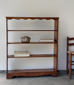 Vintage Scalloped Bookshelf