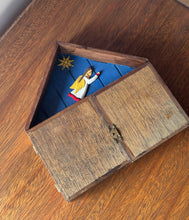 Load image into Gallery viewer, Vintage Folk Wooden Nativity Box