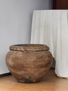 Large Antique Terracotta Garden Pot