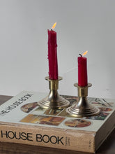 Load image into Gallery viewer, Vintage Brass Candle Holders