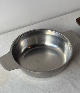 Vintage SS Bowl with Handles