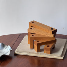 Load image into Gallery viewer, Vintage Articulating Scandinavian Wooden Candle Holder