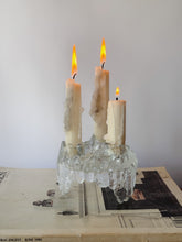 Load image into Gallery viewer, Vintage LeSmith Crystal Candle Holder