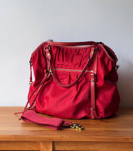 Load image into Gallery viewer, MZ Wallace Bedford Red Nylon NY Tote