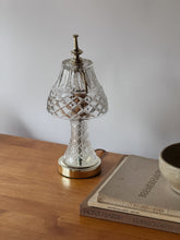 Load image into Gallery viewer, Vintage Crystal Cut Glass Lamp
