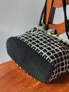 Italian Crochet Shoulder Bag