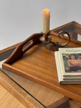 Load image into Gallery viewer, Vintage Teak Tray Made by Dolphin