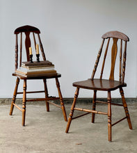 Load image into Gallery viewer, Antique Wooden Chairs