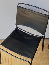 Load image into Gallery viewer, Trace Modern Black Leather Chair