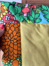 Load image into Gallery viewer, Vintage 1970's Jungle Animal Quilted Baby Blanket