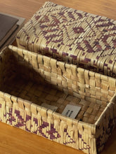 Load image into Gallery viewer, Handwoven Reed Box- Sri Lanka