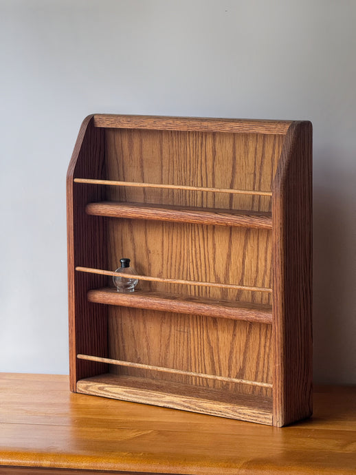 Wooden Vintage Spice Rack/Trinket Shelf