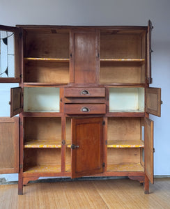 Antique 1920's Pie Safe Rustic Hutch