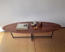 Load image into Gallery viewer, Room and Board 'Soto' Walnut Wooden Coffee Table