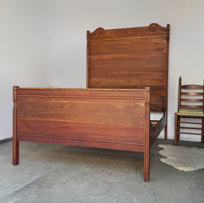 For Luna- Includes Delivery- Antique French Country Full Sized Statement Bed