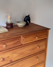 Load image into Gallery viewer, Vintage Tall Pine Dresser