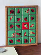 Load image into Gallery viewer, Mid Century Modern Tile Framed Artwork