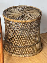 Load image into Gallery viewer, 1970’s Wicker Plant Stand