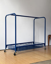 Load image into Gallery viewer, Modern Blue Metal Trolley
