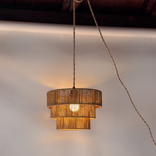 Load image into Gallery viewer, Modern Hanging Jute Rope Light