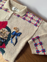Load image into Gallery viewer, Vintage Christmas Sweater with Kittens