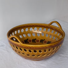 Load image into Gallery viewer, Vintage Pottery Colander Berry Bowl