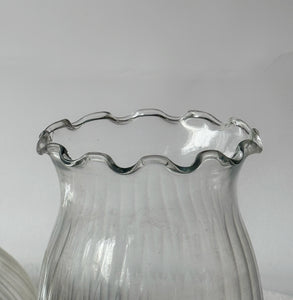 Precious Vintage Ruffle Vase