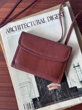 Load image into Gallery viewer, Vintage 1990's Brown Leather Coach Envelope Swing Wallet (Style #4843)