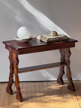 Load image into Gallery viewer, Antique Folk Wooden Side Table