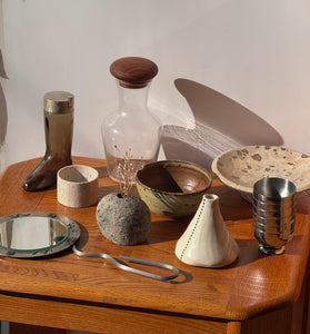Vintage Travertine Dish