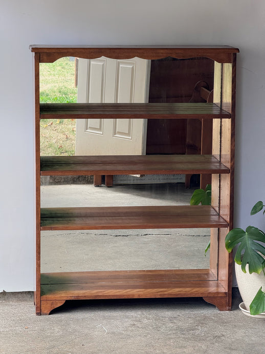 Vintage Scalloped Mirrored Shelf