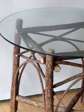 Load image into Gallery viewer, Primitive Vintage Glass Dining Table