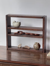 Load image into Gallery viewer, Vintage Rustic Wooden Trinket Shelf