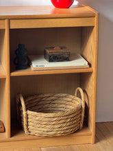 Load image into Gallery viewer, Large Vintage Wicker Rope Handled Basket