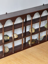 Load image into Gallery viewer, XL Vintage Curio Walnut Shelf