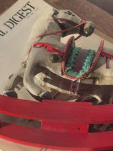 Load image into Gallery viewer, Antique Wooden Rocking Horse