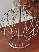 Load image into Gallery viewer, 1970's Chrome Wire Lamp